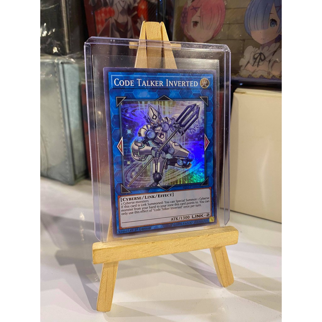 Lá bài thẻ bài Yugioh Code Talker Inverted – Super Rare - Tặng bọc bài nhựa bảo quản