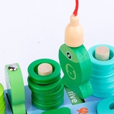 Bàn Tính Câu Cá Học Đếm SỐ- Hình Học -Chữ Cái Cho Bé Phát Triển Tư Duy