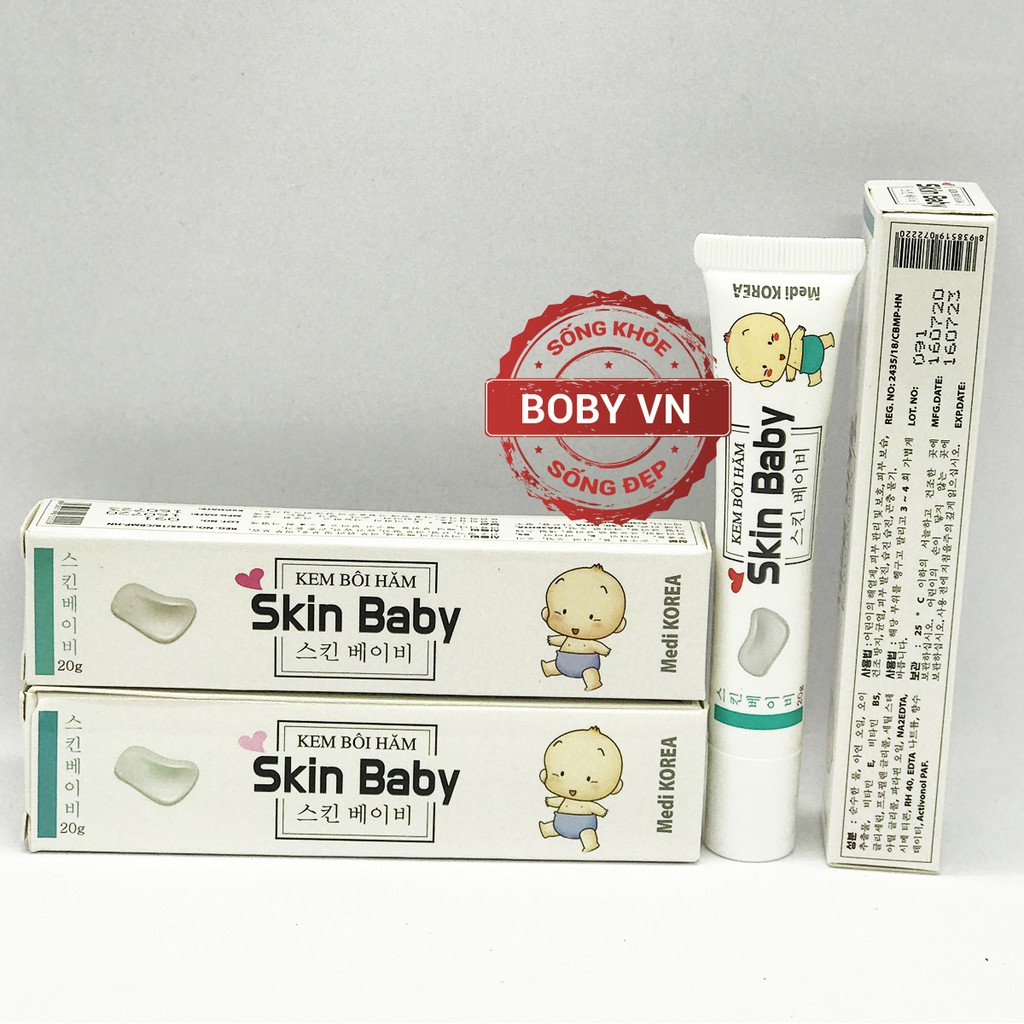Kem bôi hăm da cho bé Skin Baby chống hăm ở trẻ em