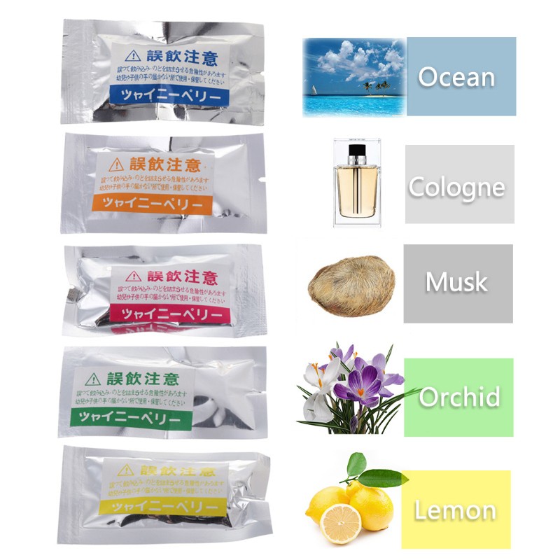 Bộ 2 viên nước hoa thơm gắn bảng điều khiển xe hơi