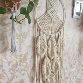 Vật treo tường macrame dreamcatcher