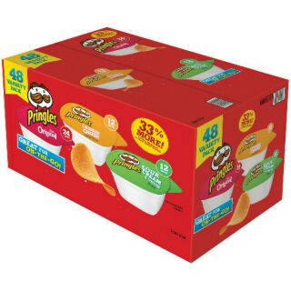 THÙNG BÁNH KHOAI TÂY PRINGLES 48 HỘP