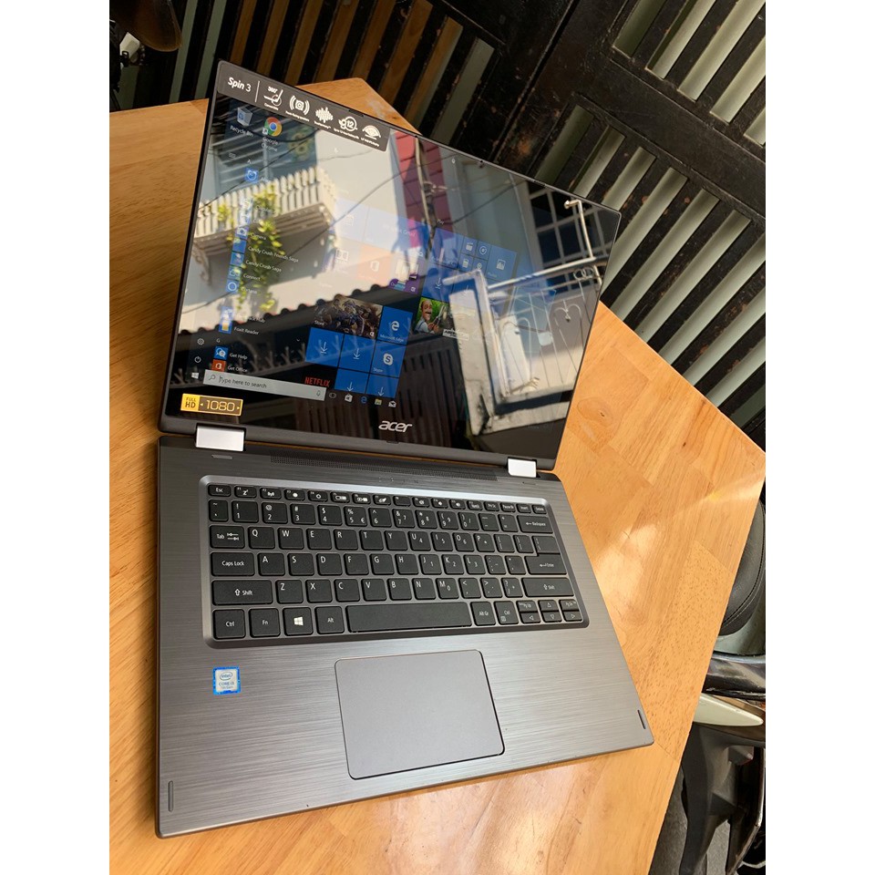 Laptop Acer Spin 3, i3 – 7130u, 4G, 128G + 1T, touch, x360