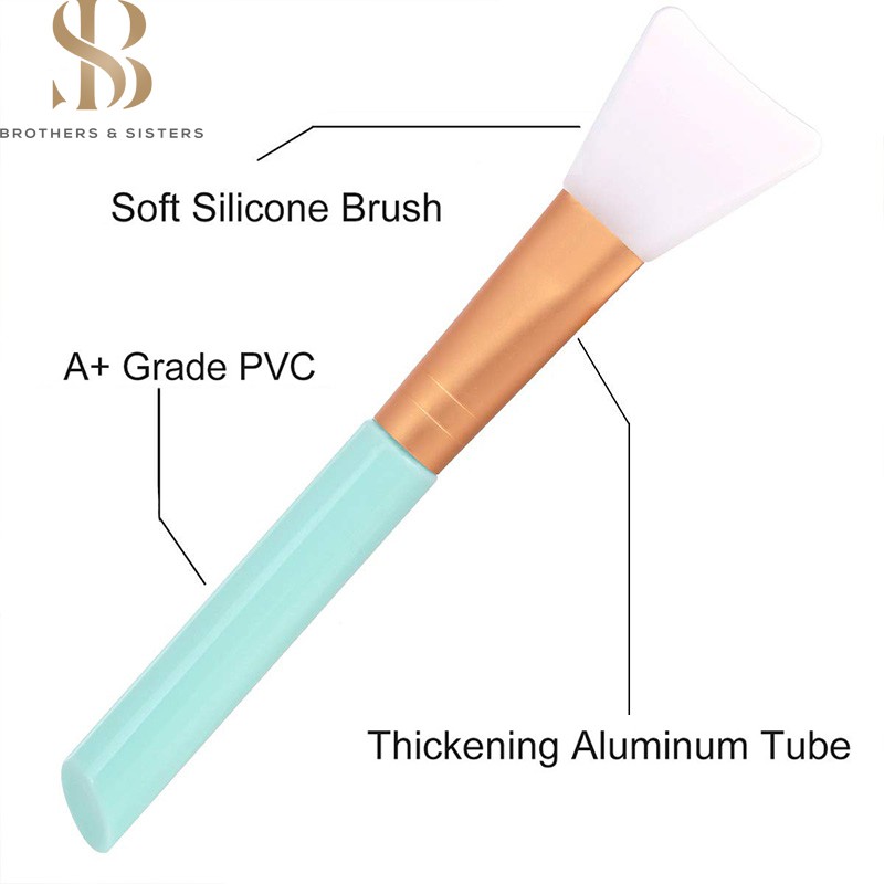 [Hàng mới về] Set 3 cọ silicon phết mặt nạ chuyên dụng chăm sóc cho da SUAKE