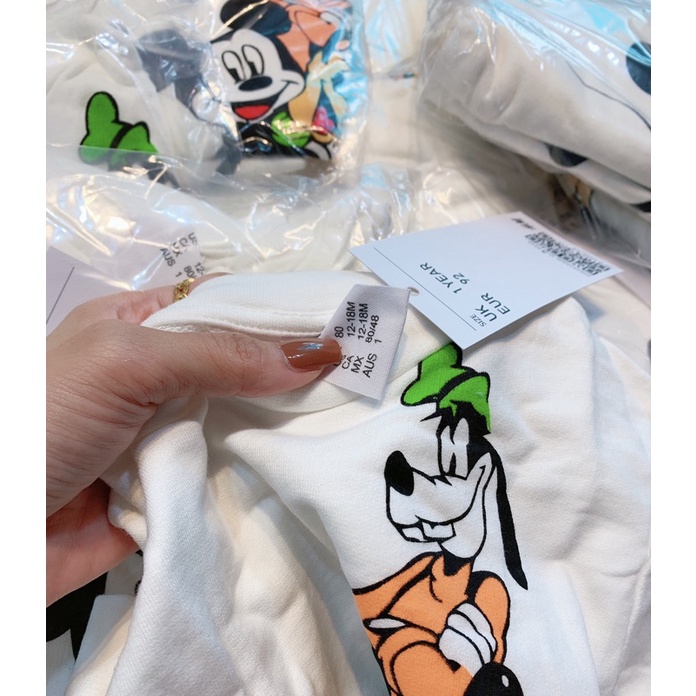 Set nỉ hoạ tiết Micky cho bé