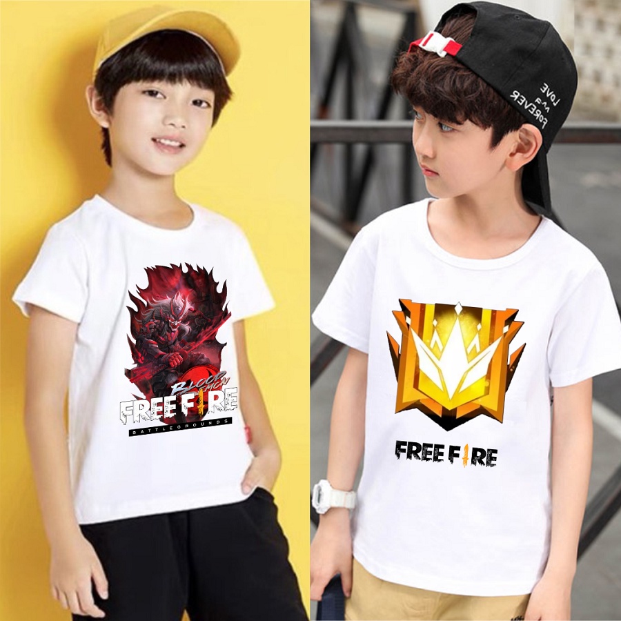 HOT Áo thun Free Fire nhiều mẫu cực chất cho bé trai đủ size
