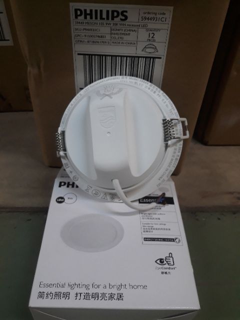 Đèn Led âm trần 59449 Meson 9W 105 philips