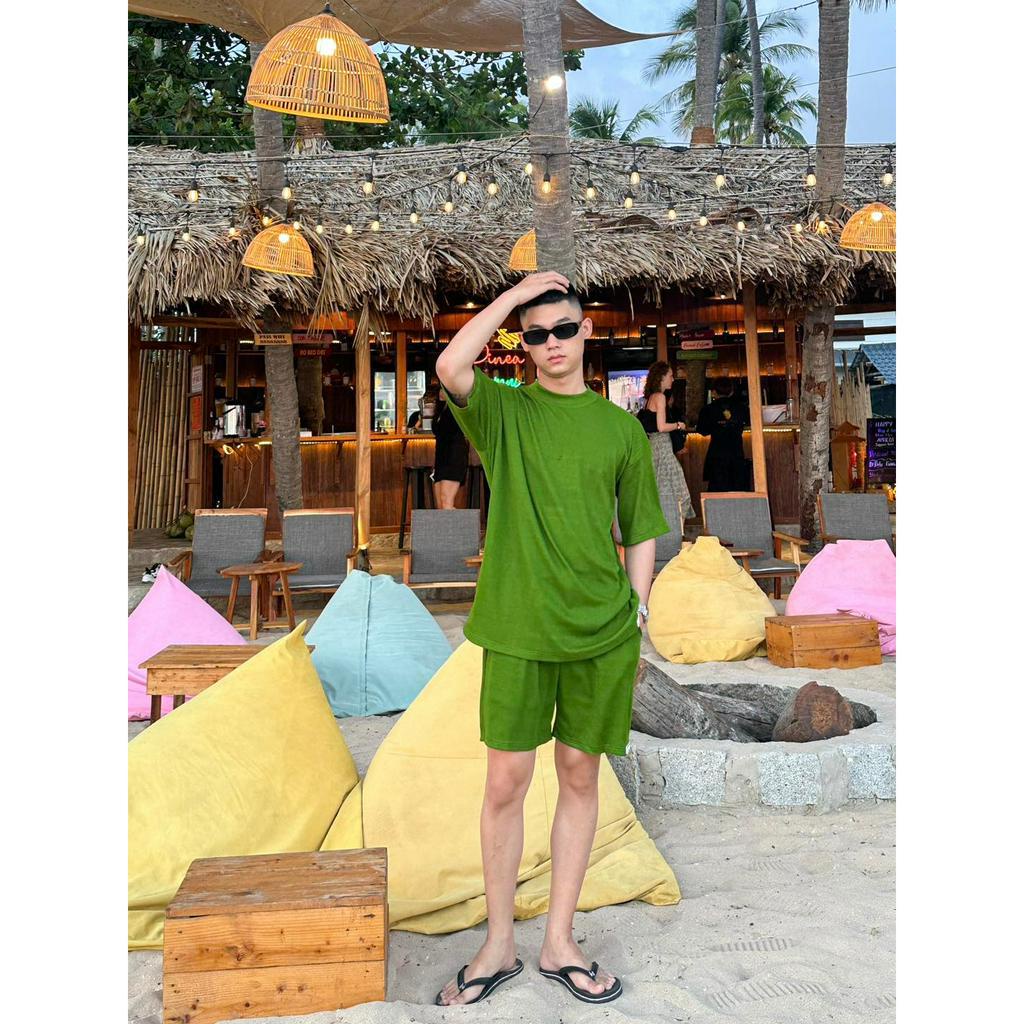 SET ĐỒ BỘ UNISEX  PHONG CÁCH HIPHOP ĐƠN GIẢN CHO NAM NỮ