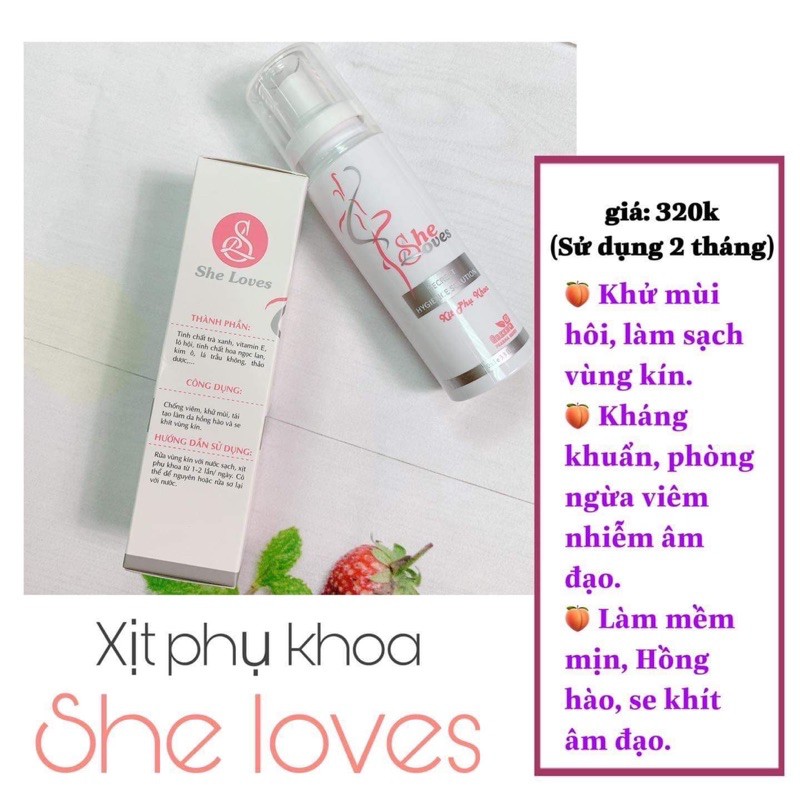 Xịt phụ khoa SHE LOVE