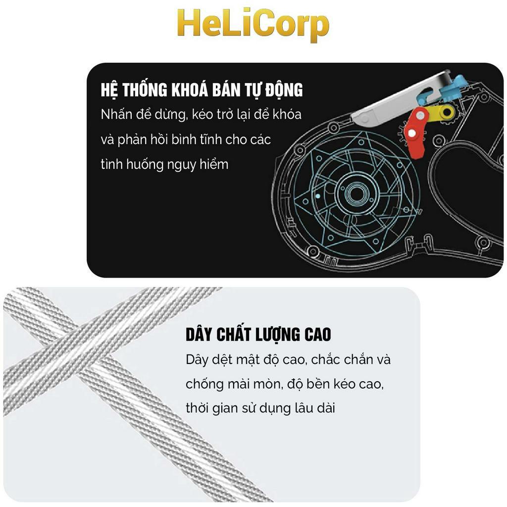 Dây Dắt Chó Đi Dạo Petkit Cao Cấp, tự rút gọn và không rối dây - HeLiCorp