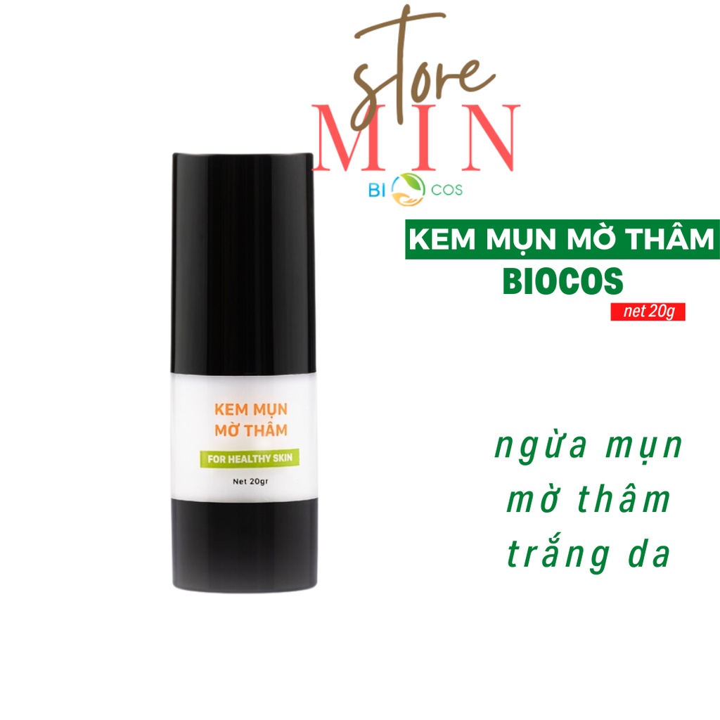 Kem Mụn Mờ Thâm ,Trắng Da BioCos 20g- Dành Cho Da Dầu Mụn,Da Thâm Nám,Tối Màu