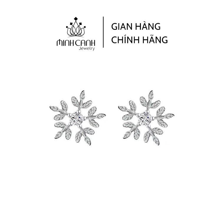 Bông Tai Bạc Ta Hình Bông Tuyết - Minh Canh Jewelry