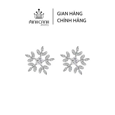 Bông Tai Bạc Ta Hình Bông Tuyết - Minh Canh Jewelry