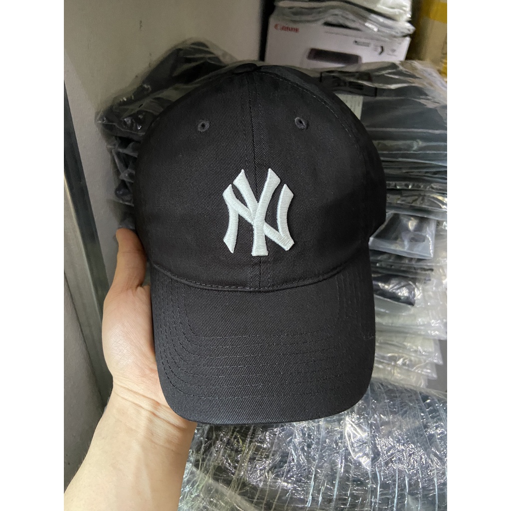 Nón M.L.B NY Đen Hàng Xuất Dư Xịn - Full tem Chip -Date Mới 2021