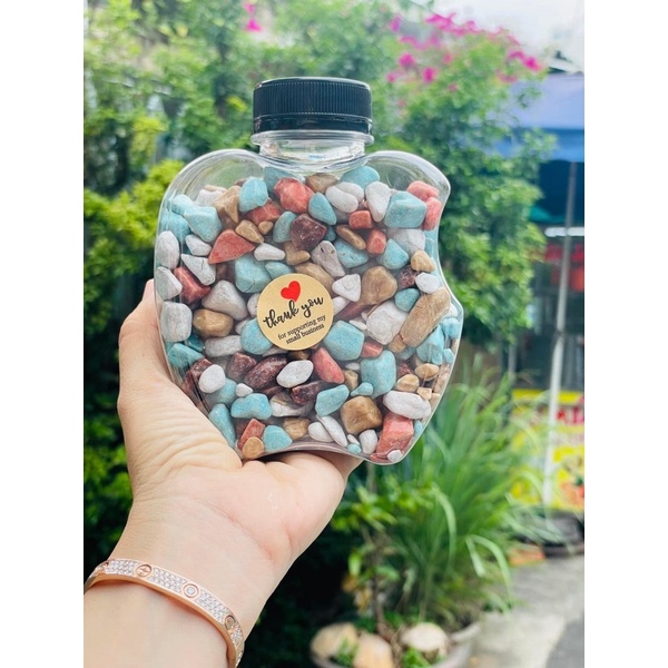 CHAI NHỰA TÁO APPLE - MẪU CỰC ĐẸP 330ML KÈM NẮP