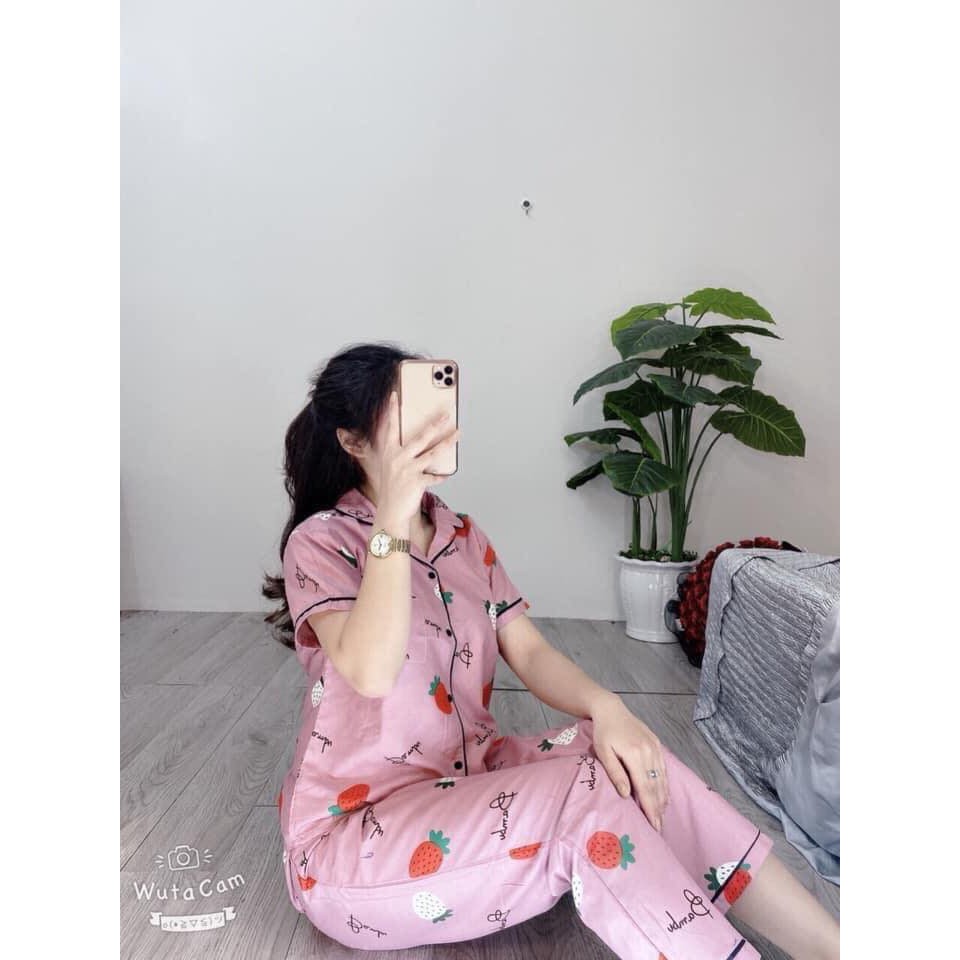 Bộ Đồ Ngủ Pijama Tay Ngắn Quần Dài-Kate Thái Loại 1 | BigBuy360 - bigbuy360.vn