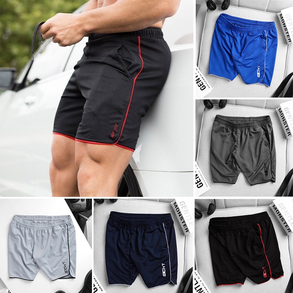 [𝗖𝗢𝗠𝗕𝗢 𝟱] Quần đùi nam thể thao tập gym chạy bộ đá banh 𝗘𝗖𝗛𝗧, quần short nam thể thao vải mè co giãn QSGM006