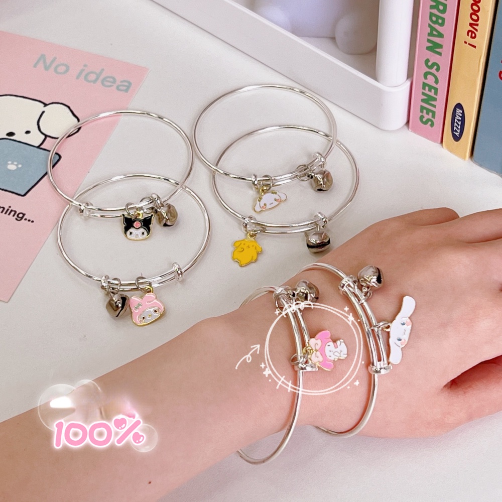 Vòng Tay Mặt Hình Thỏ Hoạt Hình Dễ Thương Cho Bạn Bè