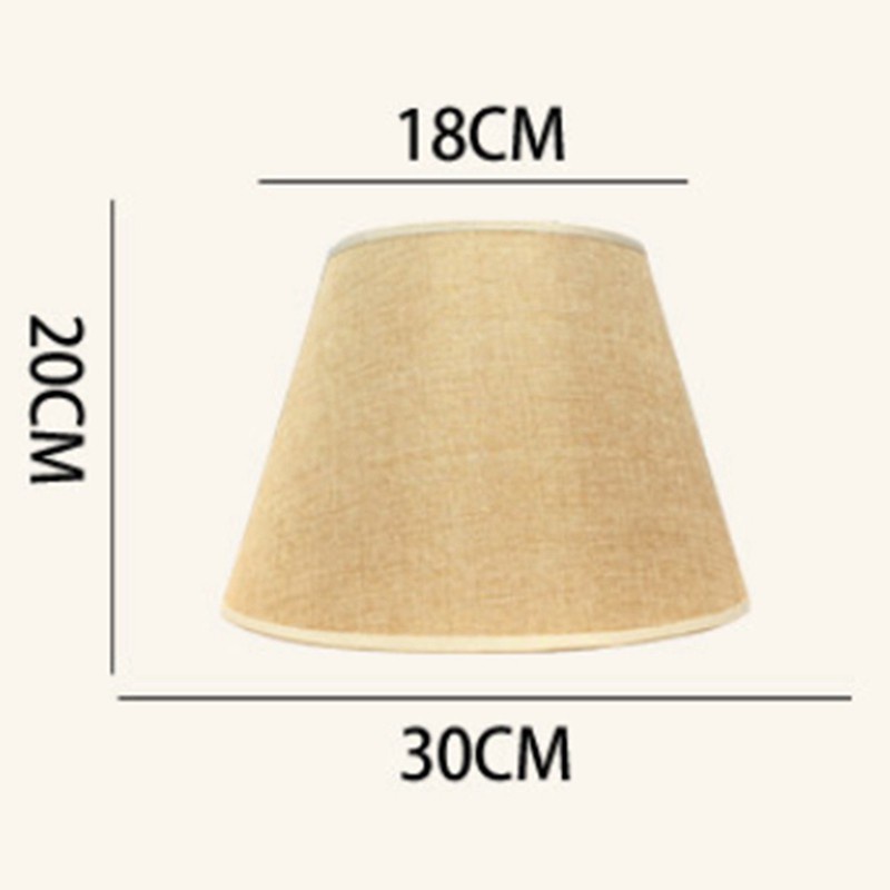 Chụp đèn bàn E27 đường kính 30cm màu trắng/ vàng thiết kế