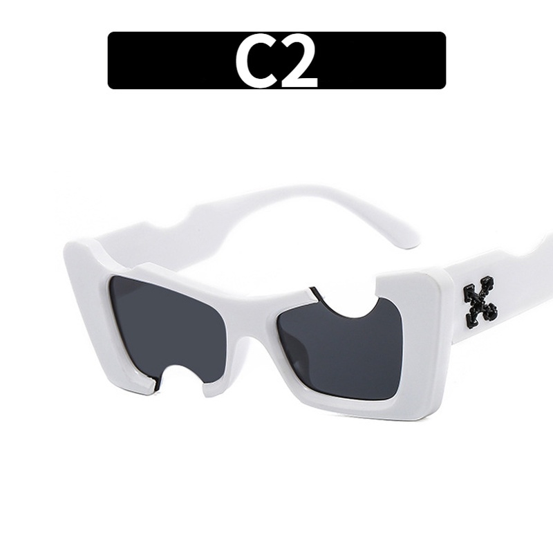 (YUZHU) Kính Râm Mắt Mèo Thiết Kế Thời Trang Mới Phong Cách Phương Tây Chống Nắng