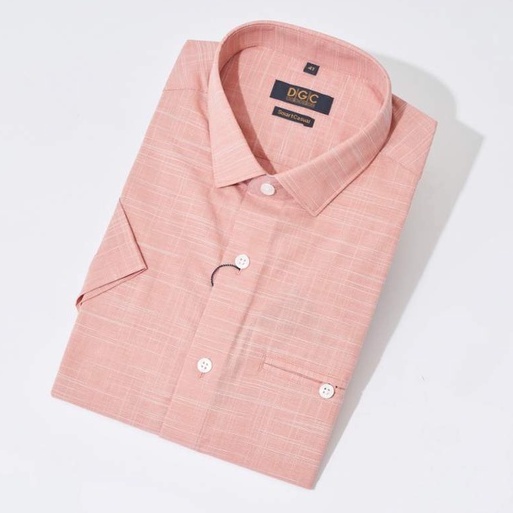 Áo sơ mi Nam ngắn tay Smart Casual DGCs cotton thoáng mát SASNCB37M-S