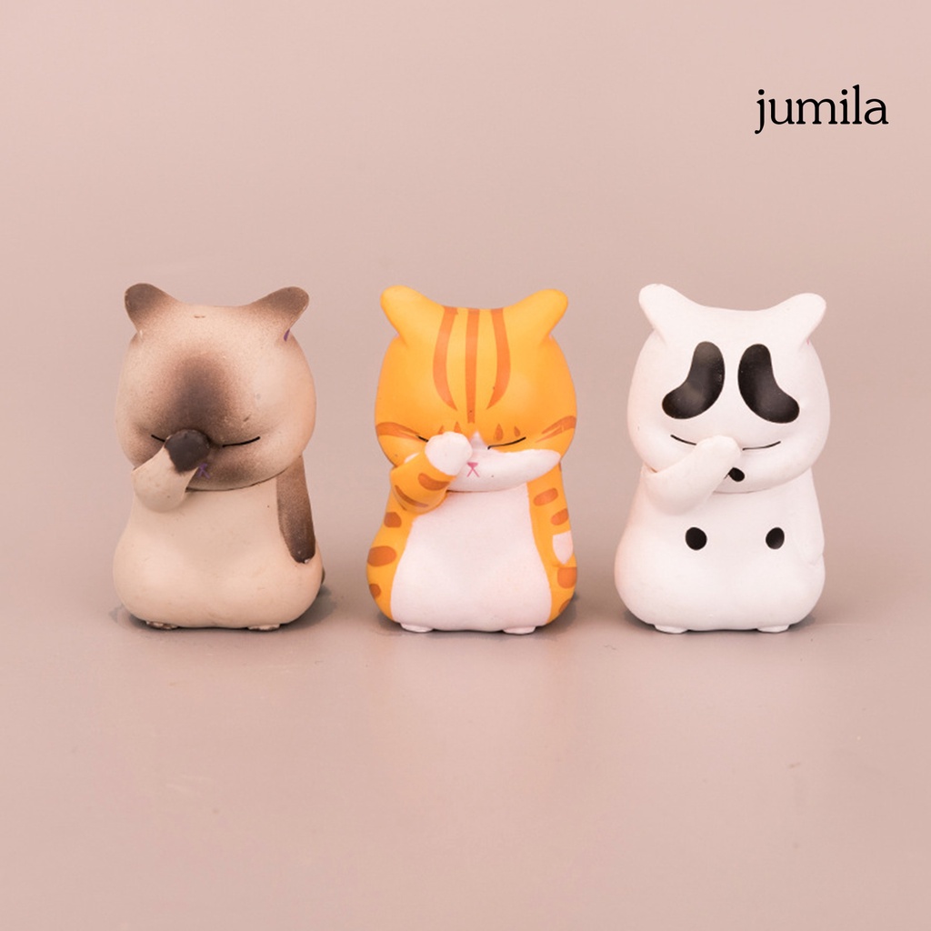 Mô Hình Mèo Con Bằng Nhựa Resin Dùng Trang Trí Nhà Cửa