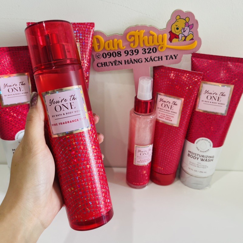 Body mist, Dưỡng thể Bath and Body Works YOU'RE THE ONE