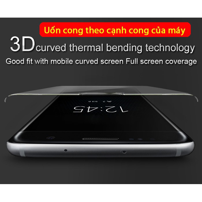 Kính cường lực Sony XZ1 Imak 3D Edge full cong theo màn hình, tặng dán lưng Carbon