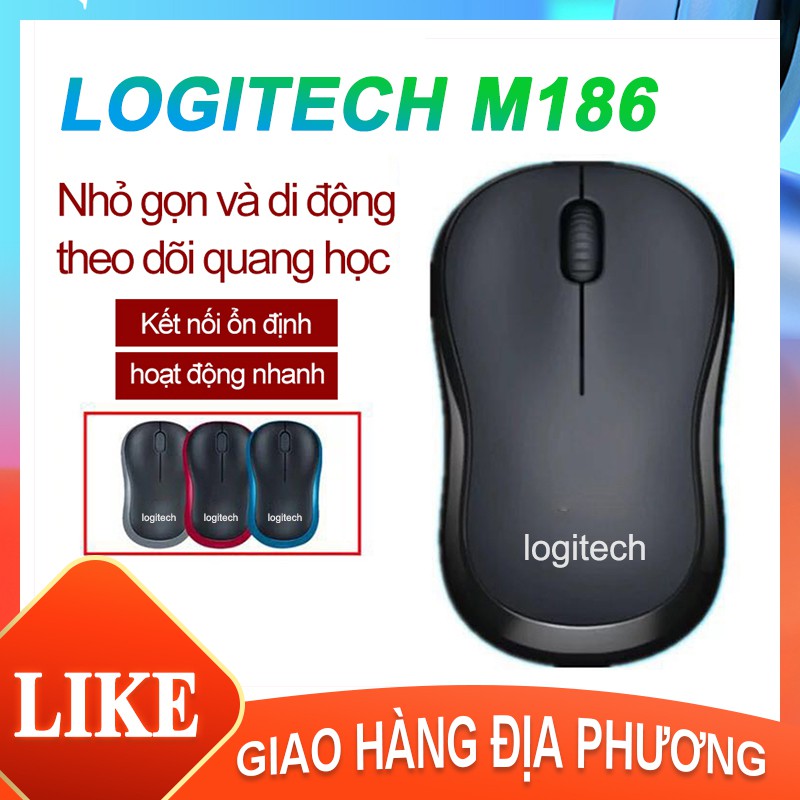 [HOT] MOUSE Chuột không dây Logitech M186 [M186]