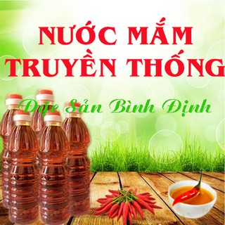 Nước mắm truyền thống ❤️Freeship❤️ Nước mắm cá cơm Bình Định 500ml