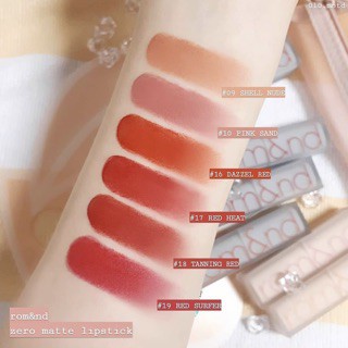 (AUTH, TEM HIDDNE TAG) SON THỎI ROMAND ZERO MATTE 09 SHELL NUDE