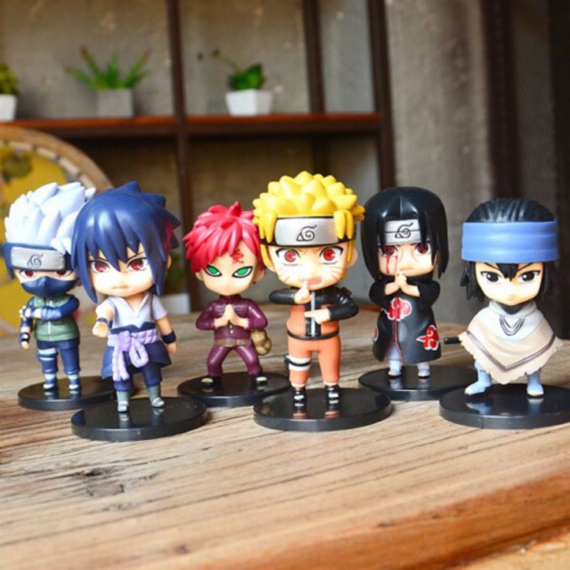 Mô hình figure Naruto & friends đế đen