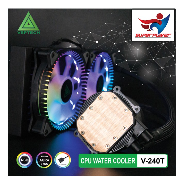 [Mã 254ELSALE giảm 7% đơn 300K] Tải nhiệt nước VSP V-120T XTREME GAMING Superpower