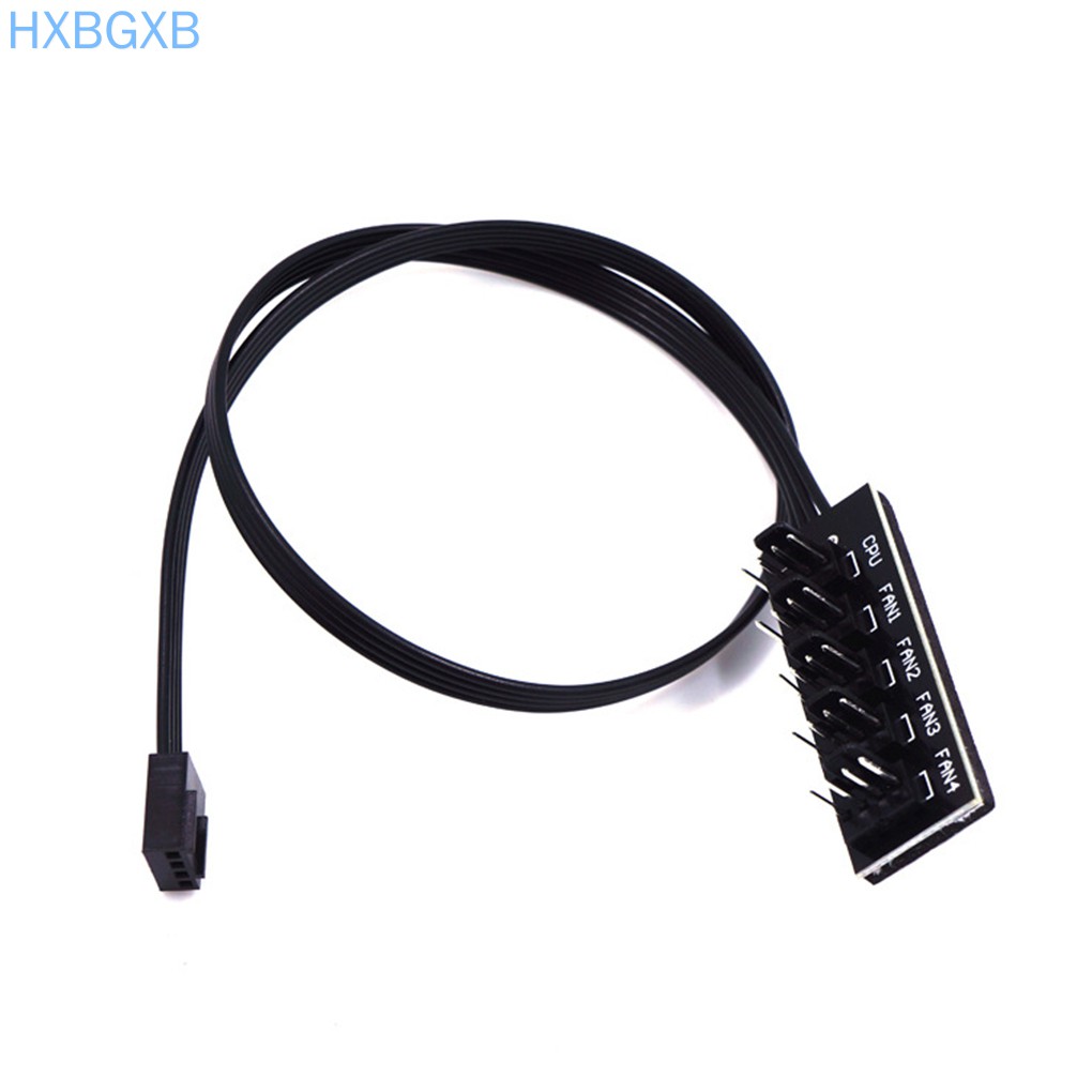 Cáp Chia Quạt Tản Nhiệt 1 Ra 5 4-pin Tx4 Pwm Cpu 3 / 4pin Pwm Chasis