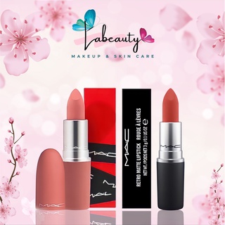 Son Mac Rettro Matte Lipstick, Powder Kiss Lipstick, Son Mac chính hãng Full size 3g đủ màu