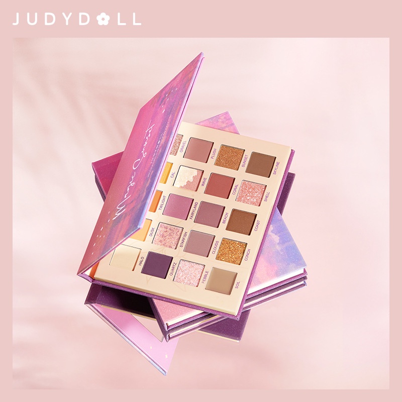 Bảng Phấn Mắt Judydoll 20 Màu Sắc Tông Cam/Lực Rỡ