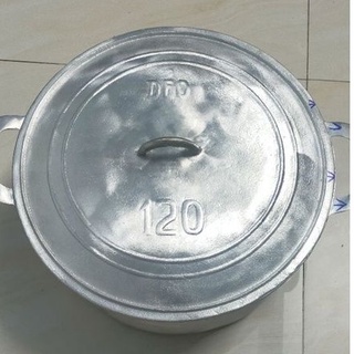 Nồi gang đúc số 120 dk38cm đã xoa bóng