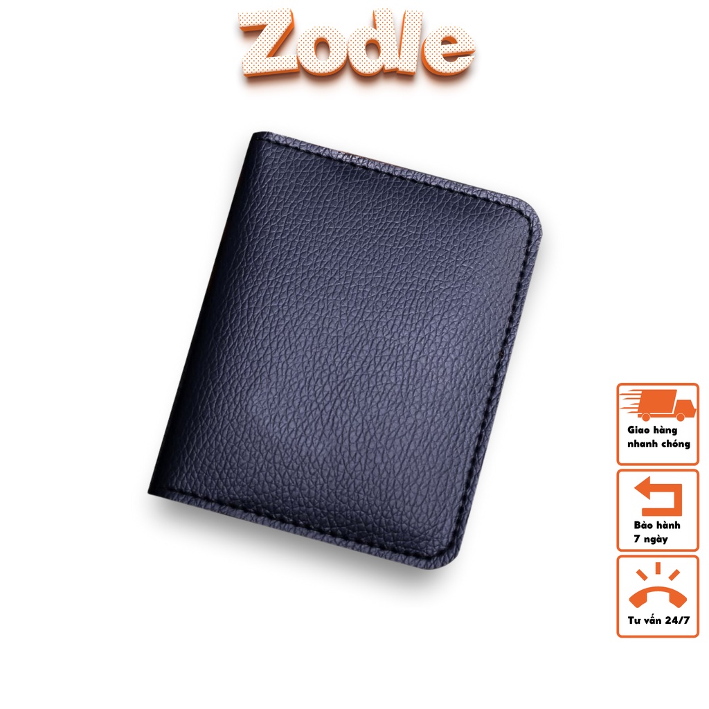 Bóp Ví Nam Mini Ví Da Nam nhỏ gọn cầm tay đựng tiền thẻ nhiều ngăn thời trang Zodle MN01