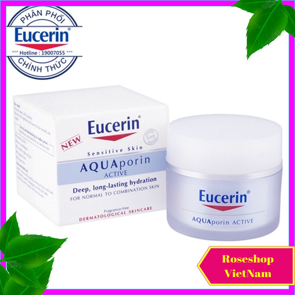 ✅Kem Dưỡng Ẩm Eucerin AquaPorin Active For Normal To COMBINATION SKIN - Aqua Porin Cho Da Thường,Hỗn Hợp. RSVN SP68