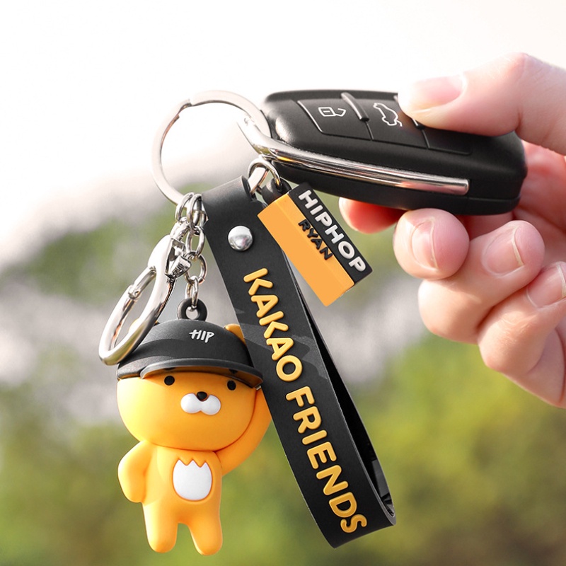 Kakao Móc Chìa Khóa Hình Búp Bê Độc Đáo Cho Cặp Đôi