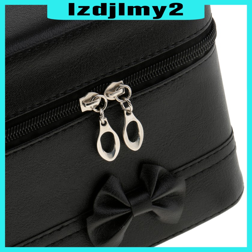 Túi Đựng Đồ Trang Điểm Có Khóa Kéo Màu Đen Lzdjlmy2
