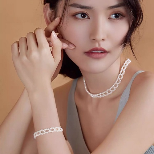 Vòng Cổ Choker Ngọc Trai Hạt Nhỏ Tự Nhiên Phong Cách Thời Trang DB2684 Bảo Ngọc Jewelry