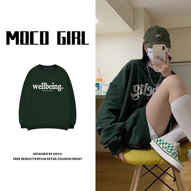 Áo thun nữ tay dài dáng rộng in chữ phong cách Hàn Quốc | BigBuy360 - bigbuy360.vn