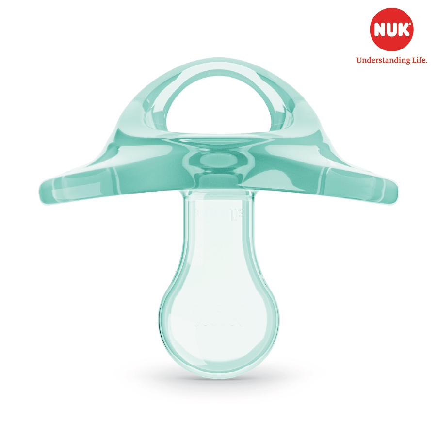 Ti giả NUK Sensitive Silicone mềm nguyên khối hỗ trợ phát triển răng miệng (0-6-18 tháng)