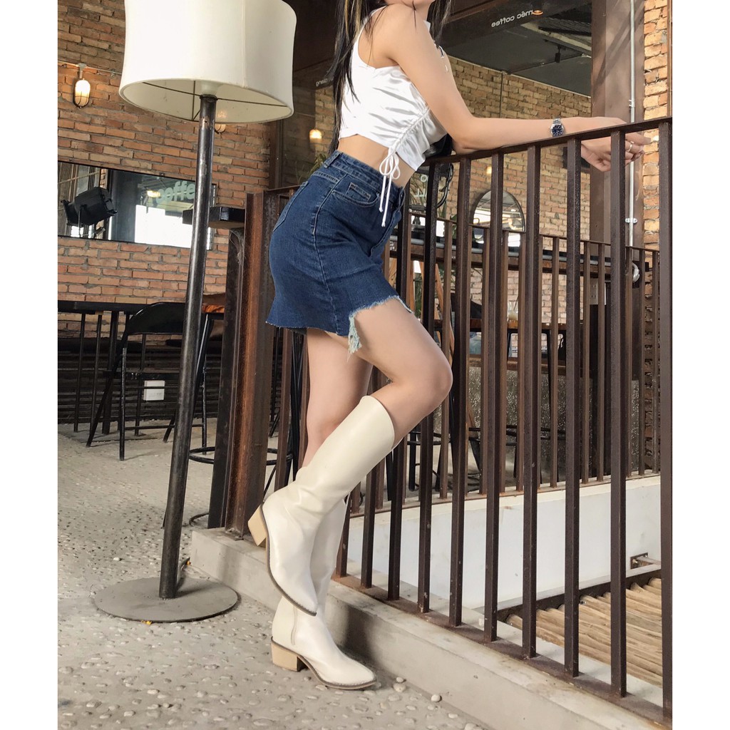 Váy rách lai vuông 20decemberjeans mã 9433 | BigBuy360 - bigbuy360.vn