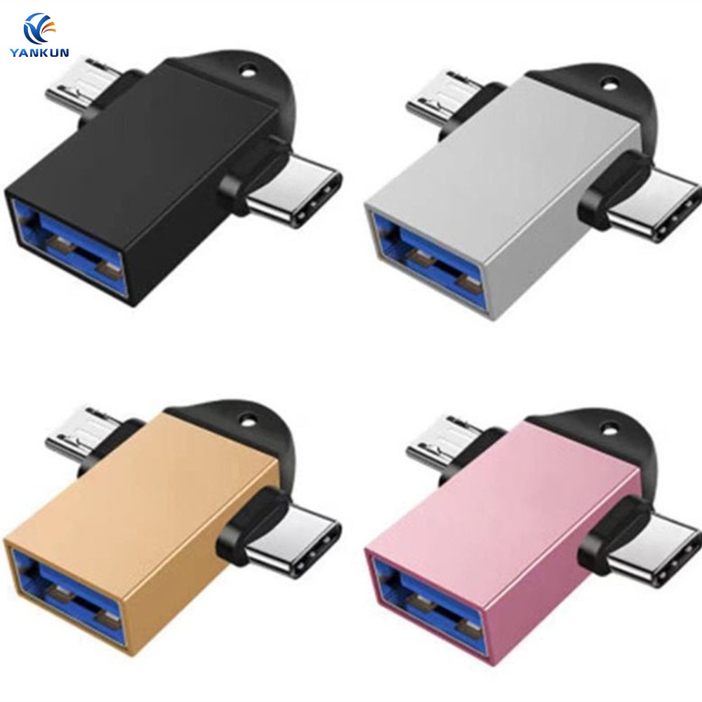Đầu Chuyển Đổi OTG USB Sang Type-c Micro Cho Điện Thoại Di Động