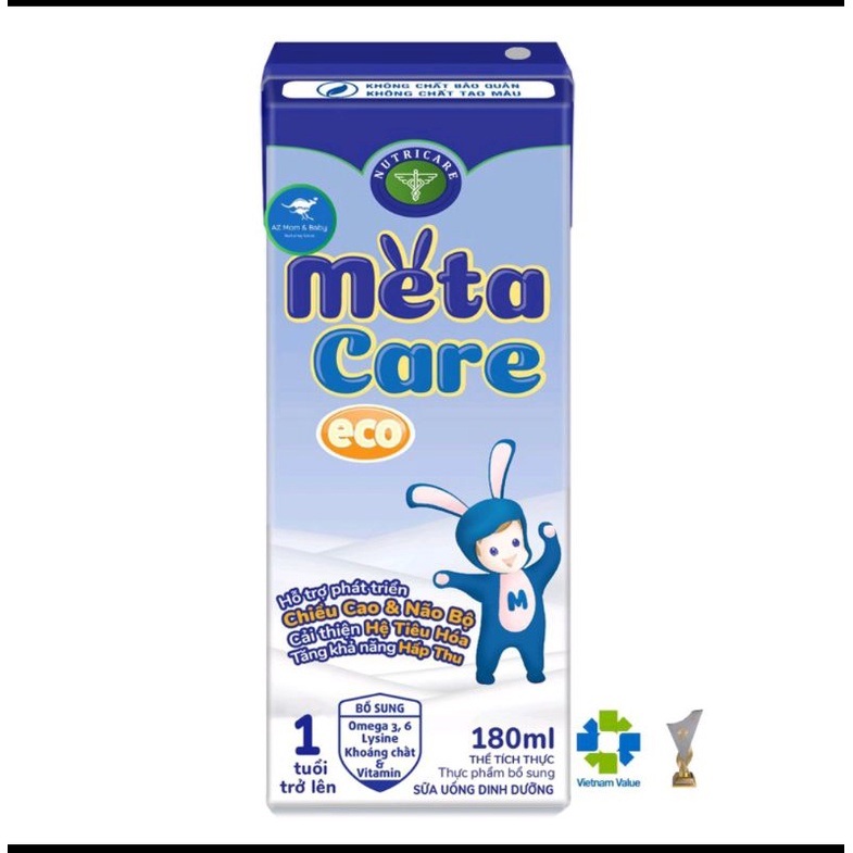 1 thùng sữa metacare eco pha sẵn 180 ml 48 hộp