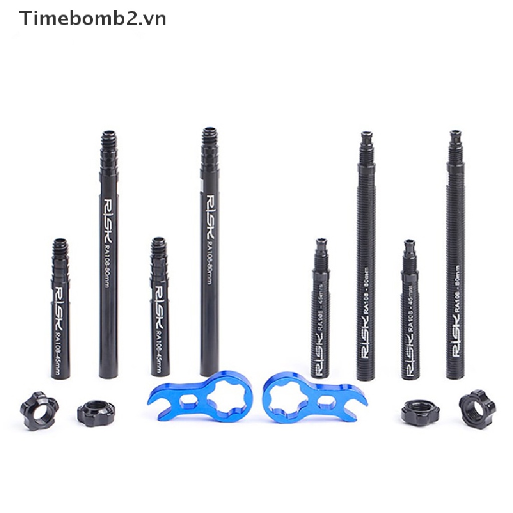 Bộ 2 Ống Nối Dài Presta Kèm Lõi Chuyên Dụng Cho Xe Đạp