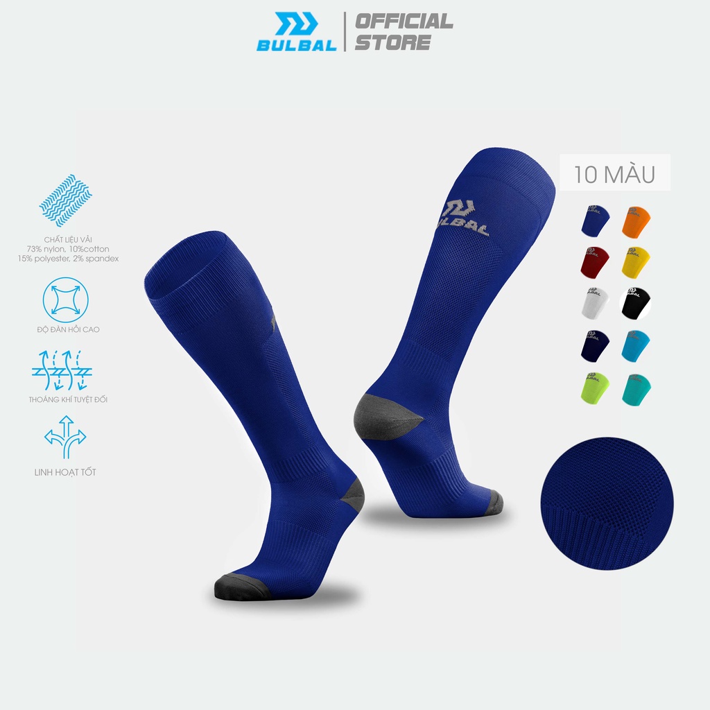 Tất vớ bóng đá cao cấp, tất vớ bóng đá chính hãng BULBAL ANTI-SLIP SOCK  [ SP52 ]