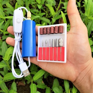 [Trợi Giá] Máy mài móng mini cầm tay - máy mài nail mini